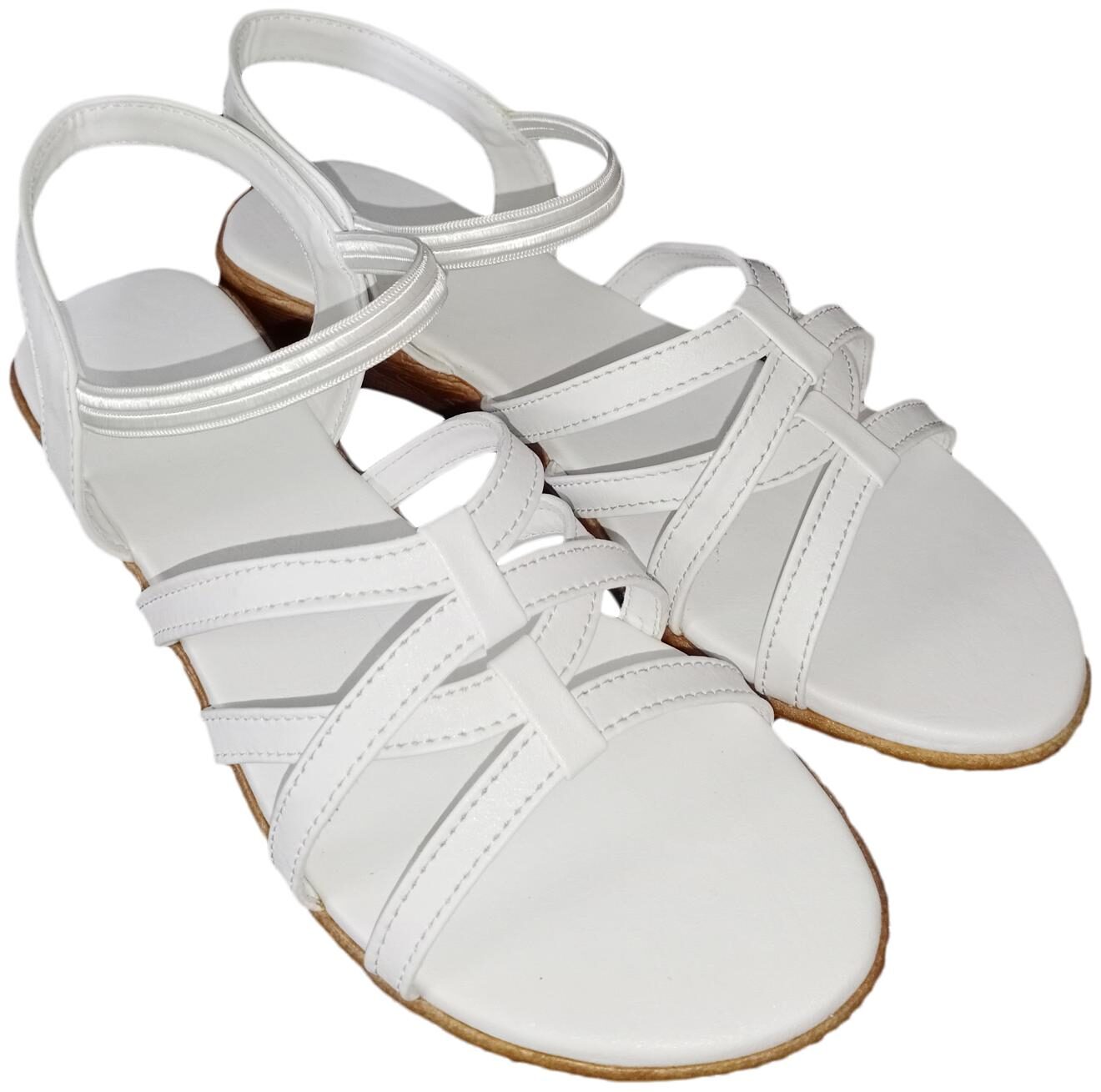 

Saanvishubh Women White Sandals