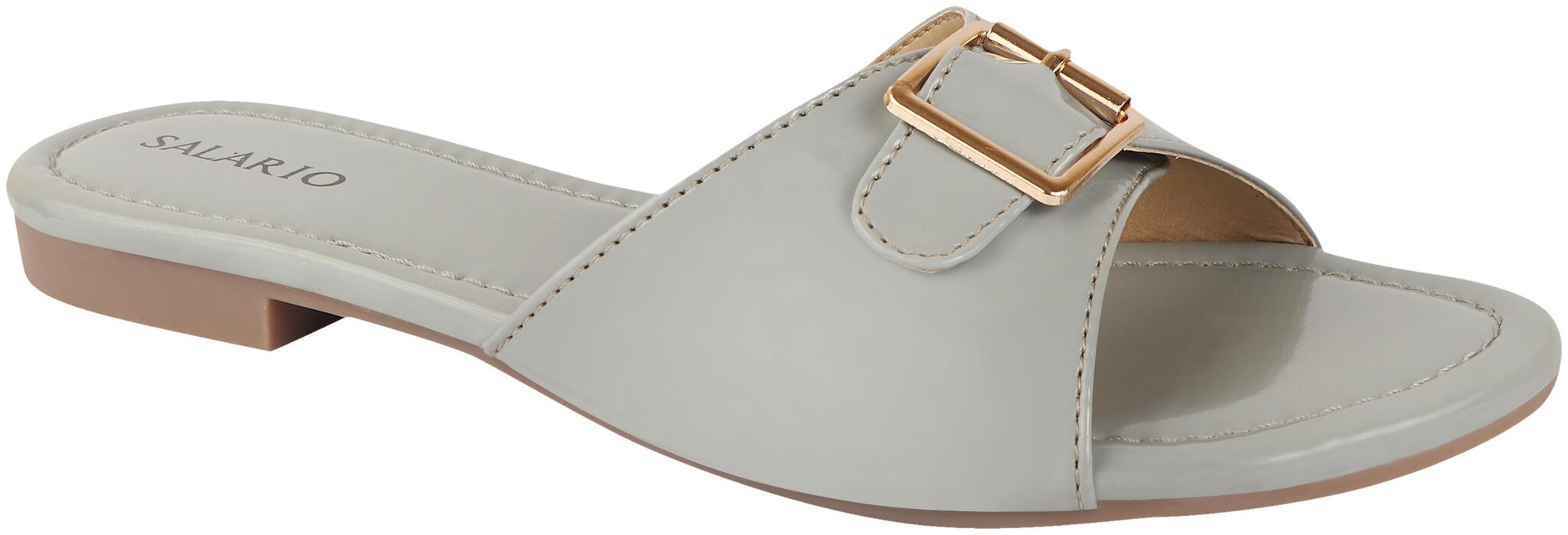 

SALARIO Women Grey Open Toe Flats