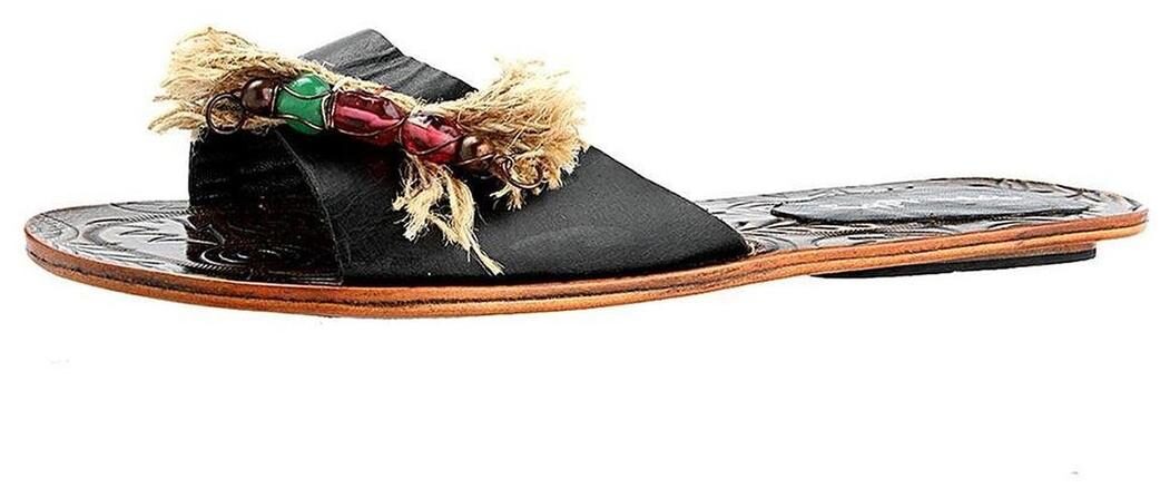

Salt N Pepper Black Slippers