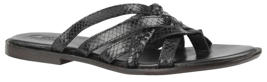 

salt N Pepper Bea Black Real Leather Women Casual Thongs
