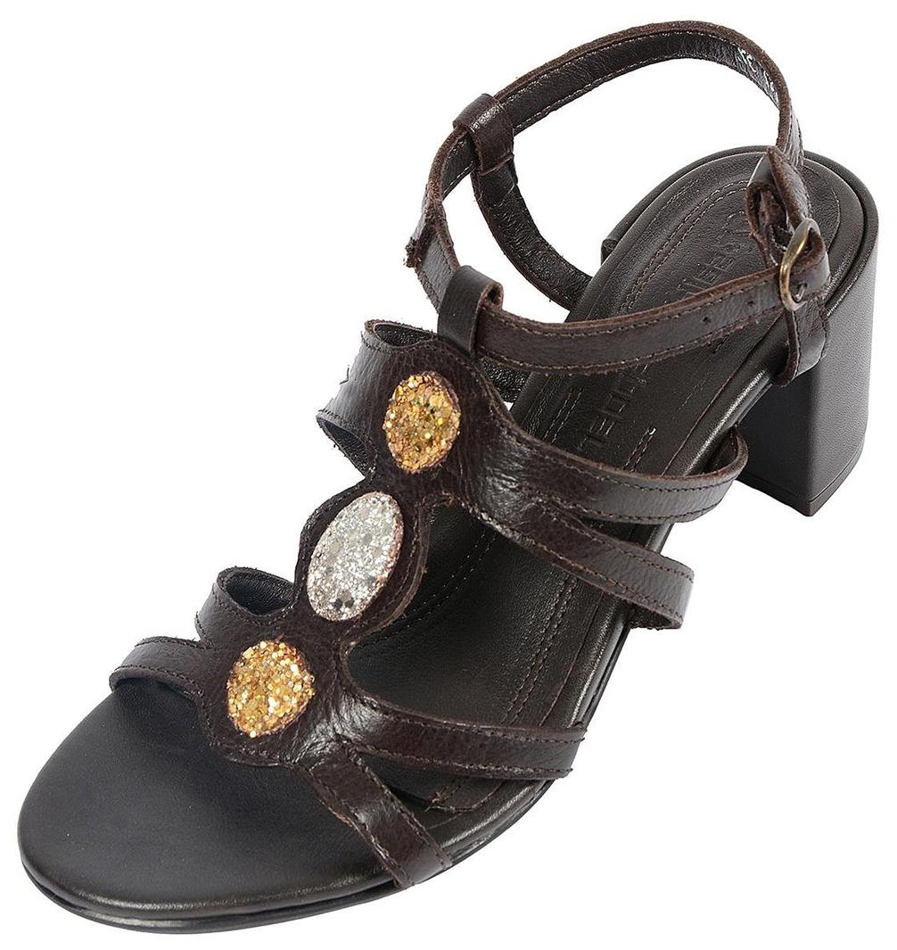 

Salt n Pepper Women Brown Heeled Sandals