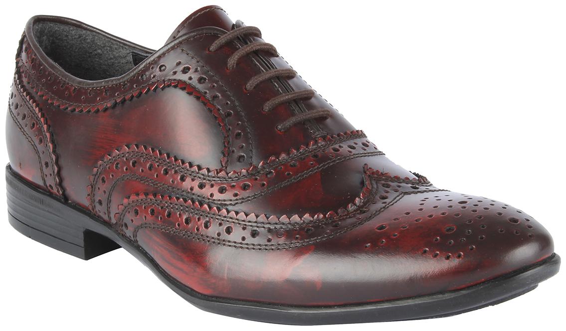 

Salt n Pepper Men 15 317 Maroon Formal Shoes