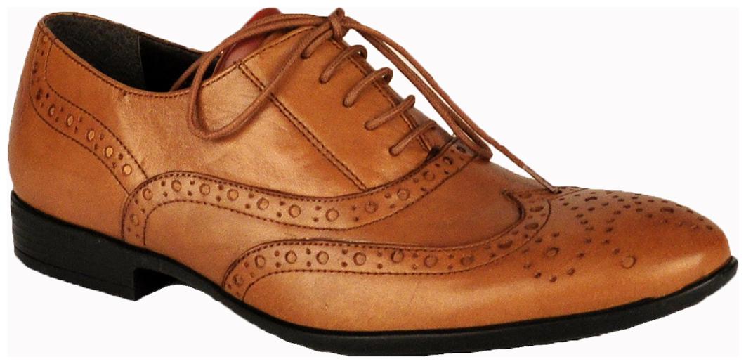 

Salt n Pepper Men 14 237 Tan Formal Shoes