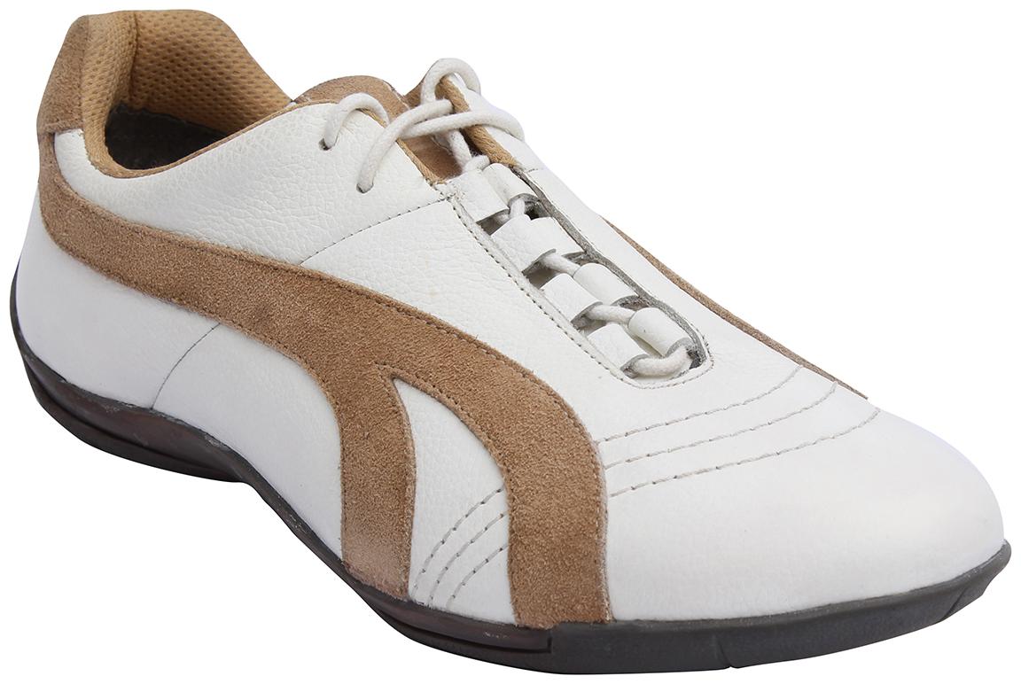 

Salt n Pepper Men White Sneakers
