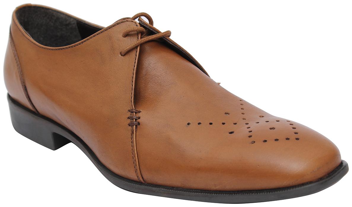 

Salt n Pepper Men 15 252 Tan Formal Shoes