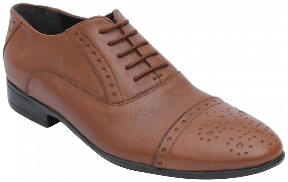 

Salt n Pepper Men 16 236 Tan Formal Shoes