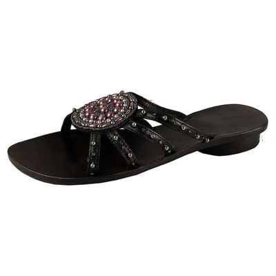 

Salt N Pepper Brown Slippers
