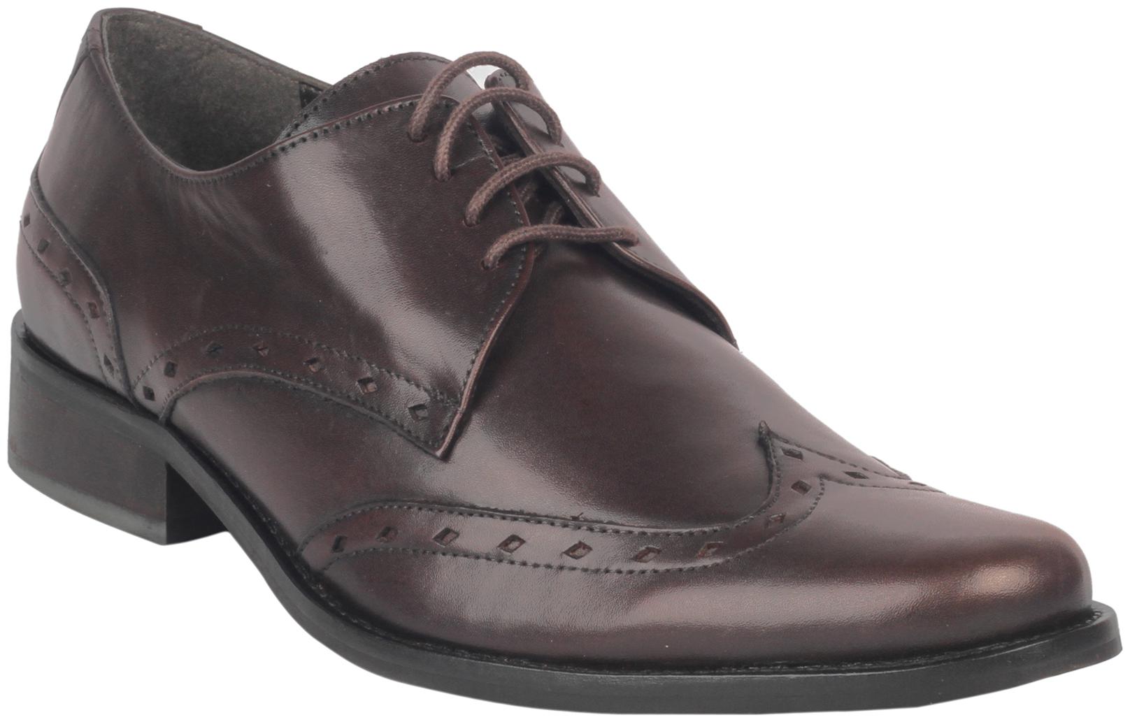 

Salt N Pepper Zindabad Brown Real Leather Men Formal Shoes