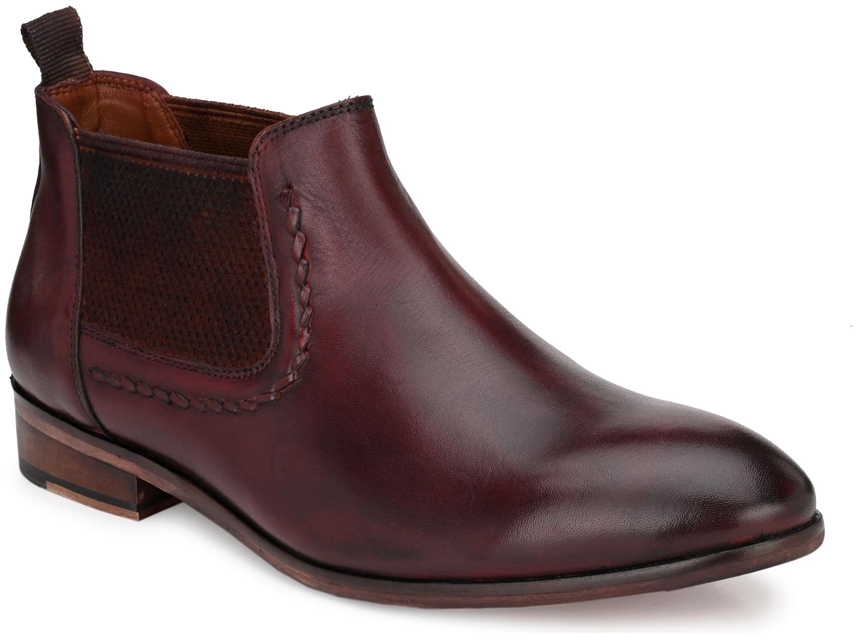 

San Frissco Men Maroon Chelsea Boots - SFL 12101 CHERRY