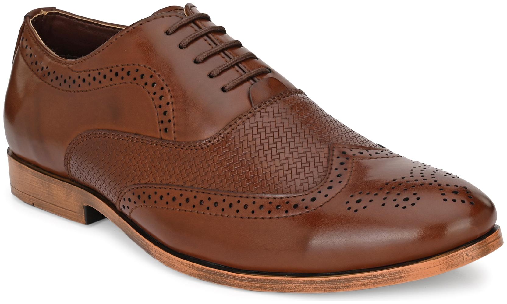 

San Frissco Men Brown Derby Formal Shoes