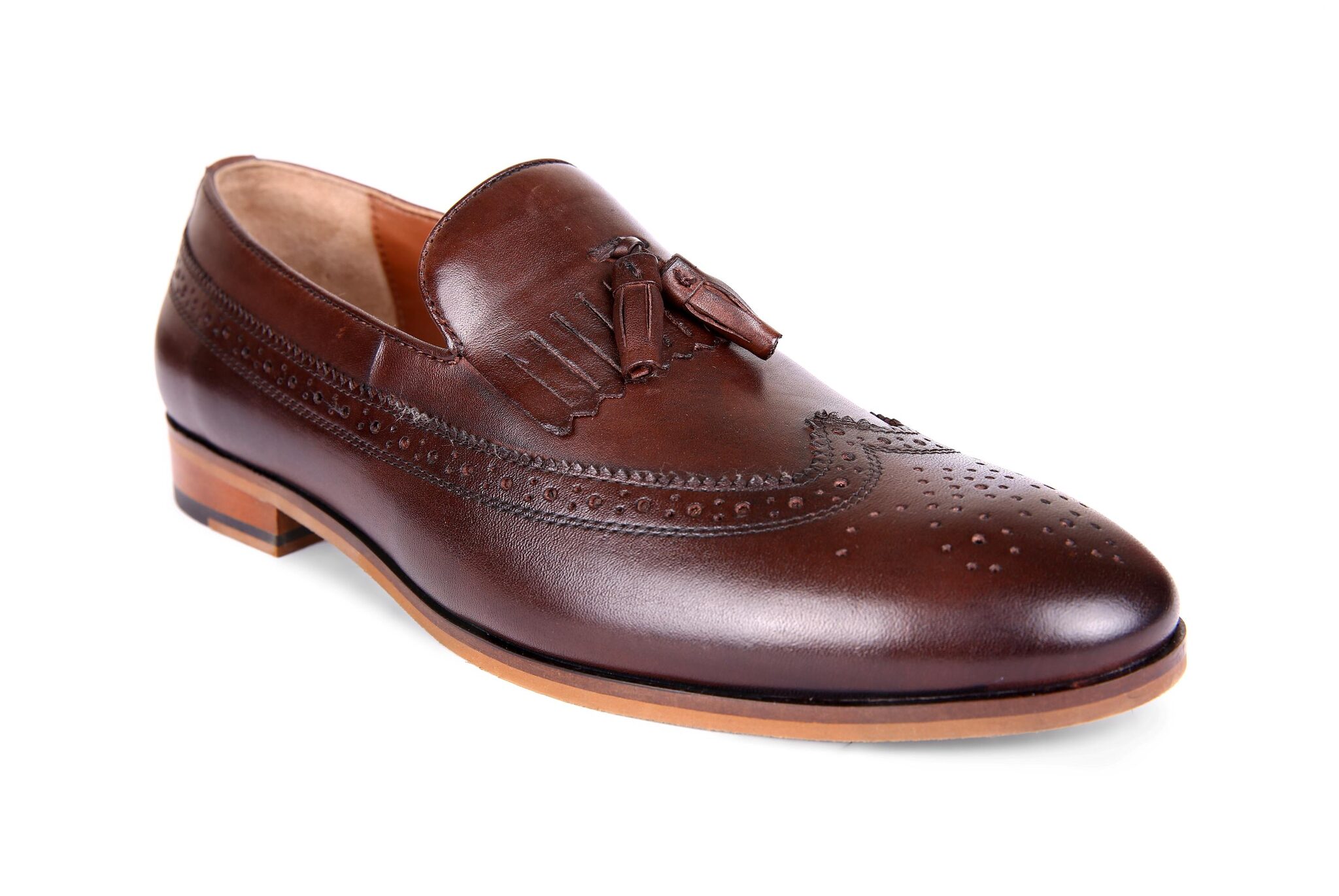

San Frissco Men Brown Slip-On Formal Shoes - SFL 10717 BROWN CRUST BRO