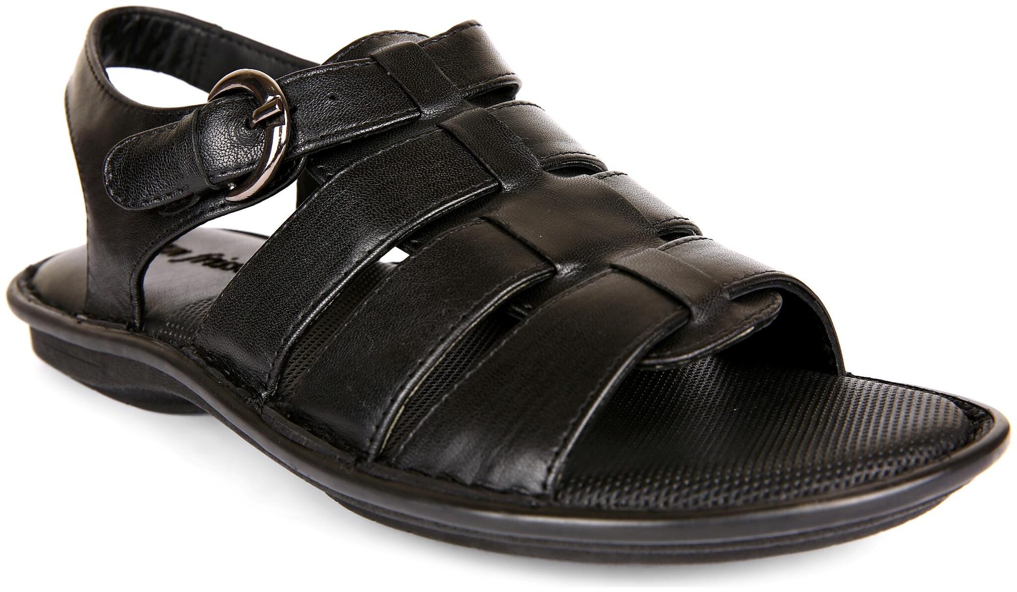 

San Frissco Men Black Sandals