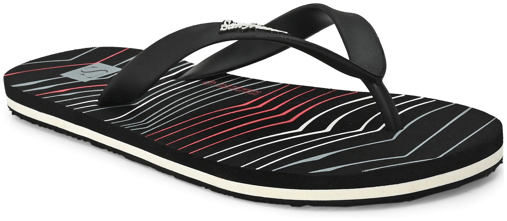 

San Frissco Men Black Flip-Flops - 1 Pair