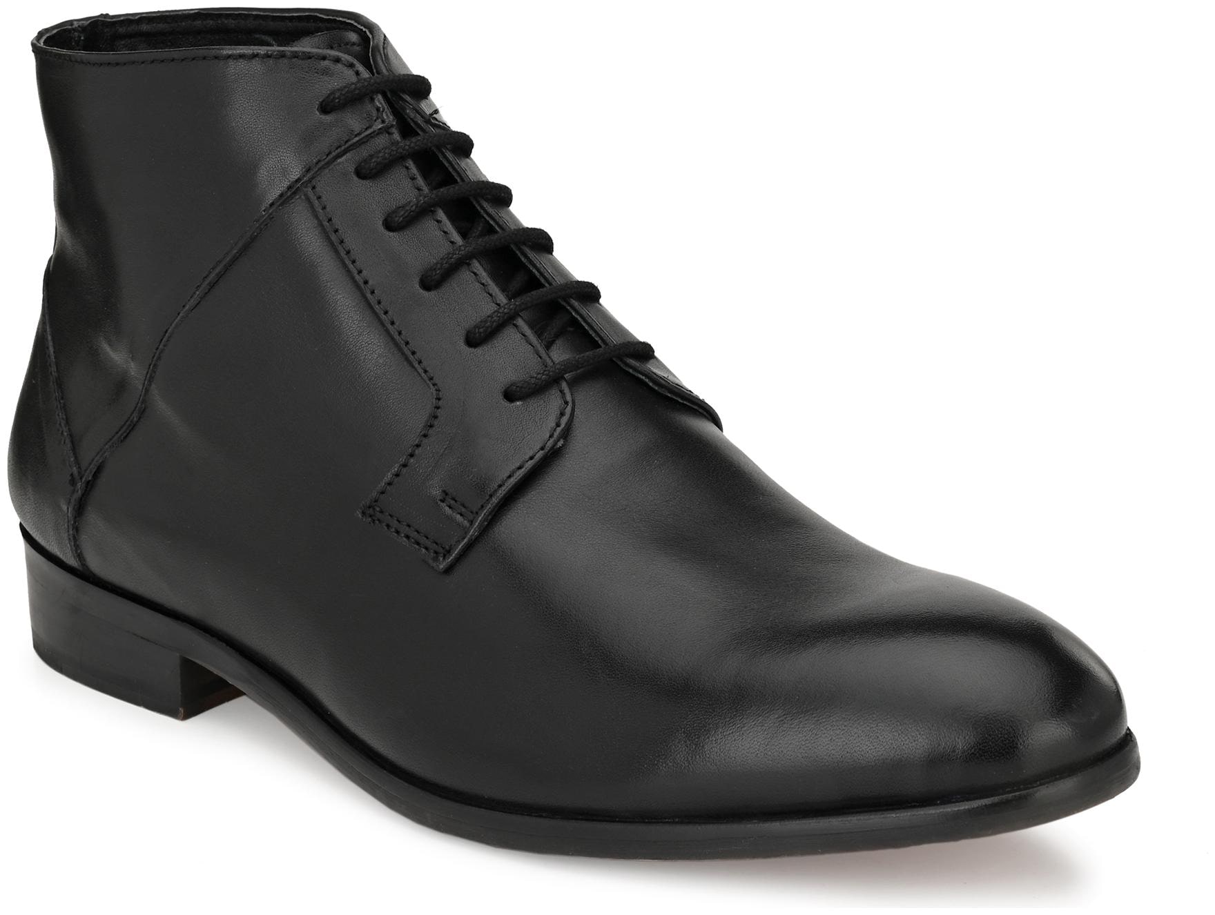 

San Frissco Men Black Ankle Boots - SFL 12102 BLACK