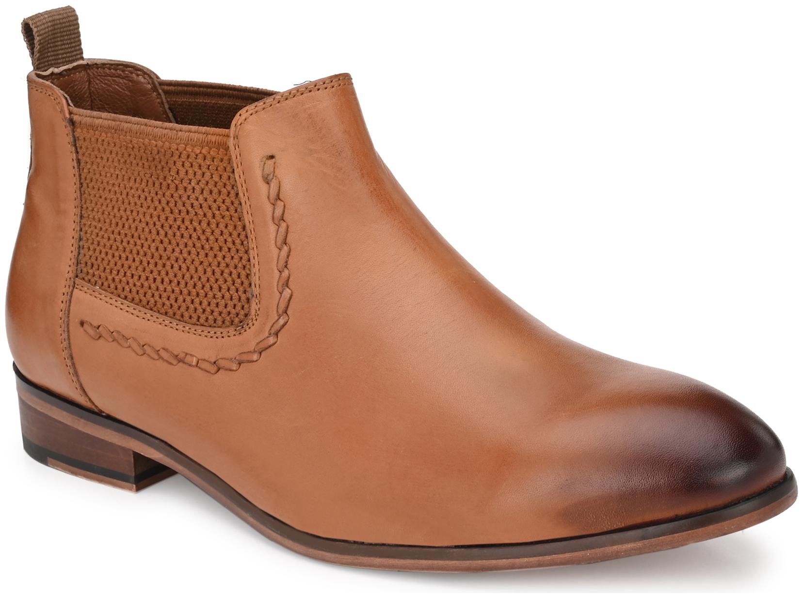 

San Frissco Men Tan Chelsea Boots - SFL 12101 TAN