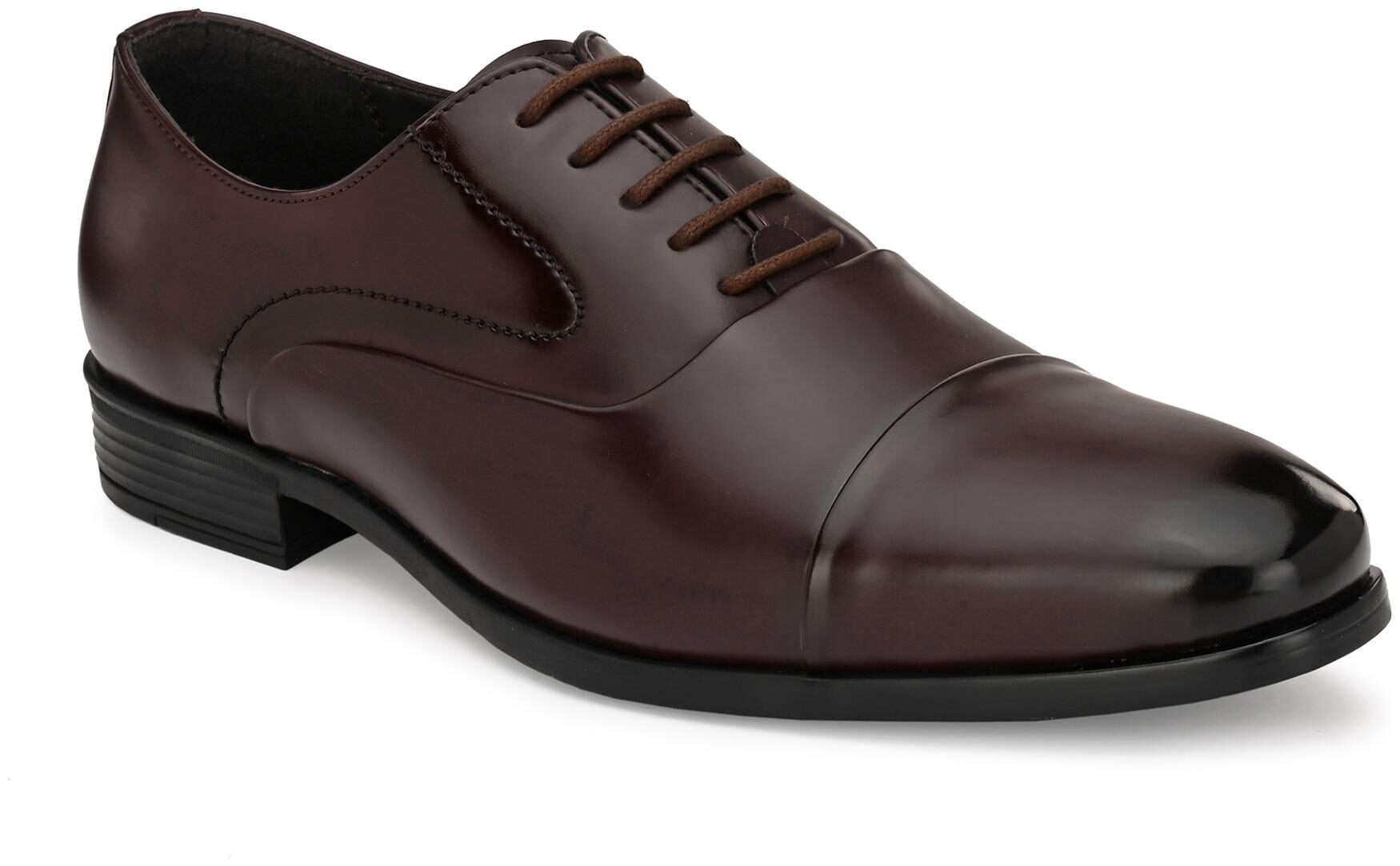

San Frissco Men Brown Oxford Formal Shoes - EC 9247 PATINA BORDO