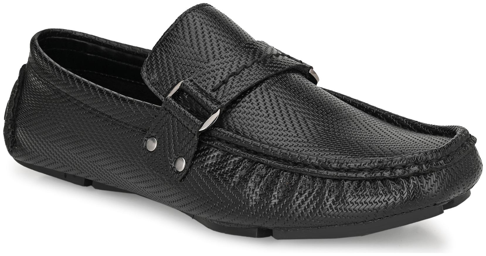 

San Frissco Men Black Loafers - EC 26025 BLACK
