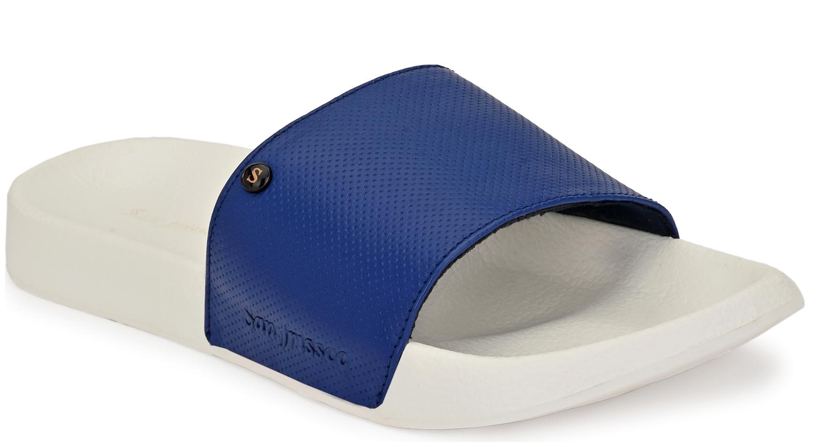 

San Frissco Men Blue Sliders - 1 Pair