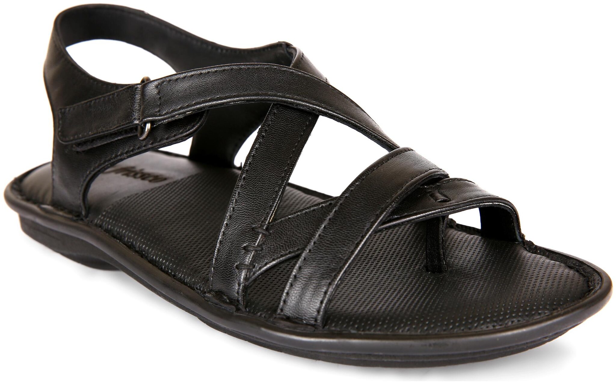 

San Frissco Men Black Sandals