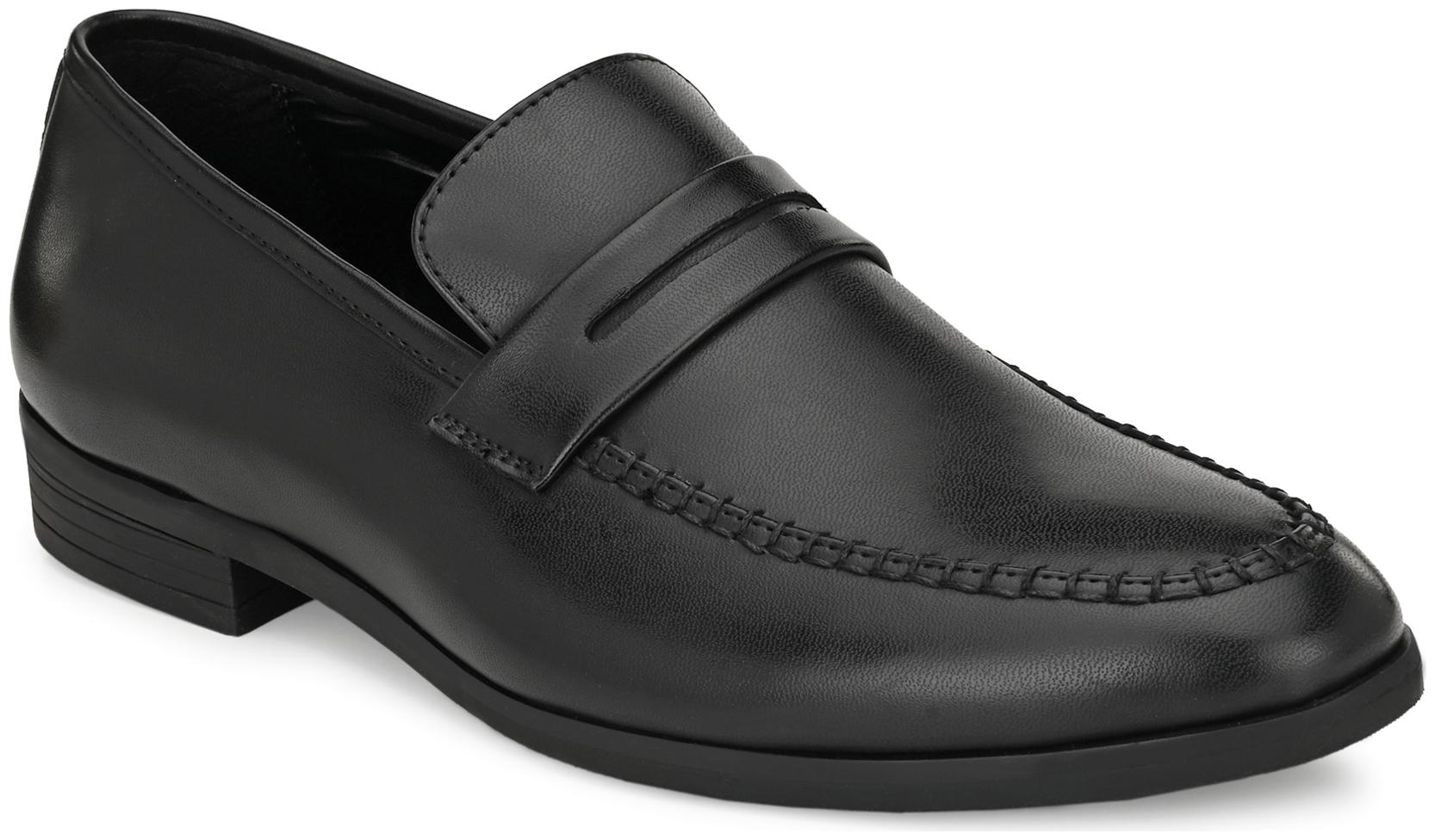 

San Frissco Men Black Loafers - EC 11701 BLACK
