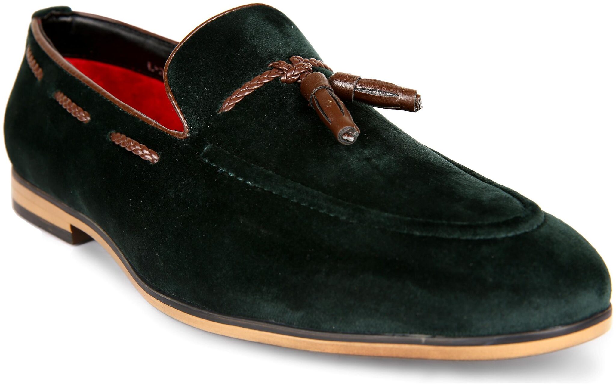 

San Frissco Men Green Loafers - EC 10138 VELVET GREEN