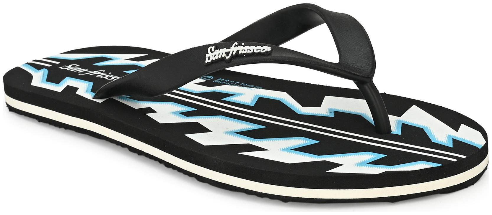 

San Frissco Men Black Flip-Flops - 1 Pair