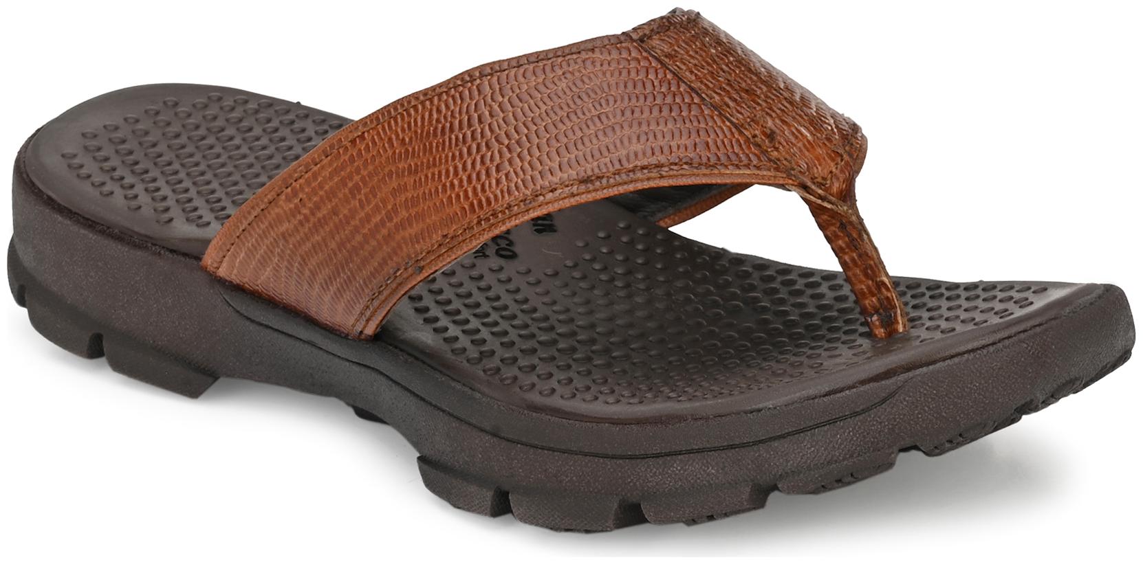 

San Frissco Men Tan Indoor Slippers - 1 Pair