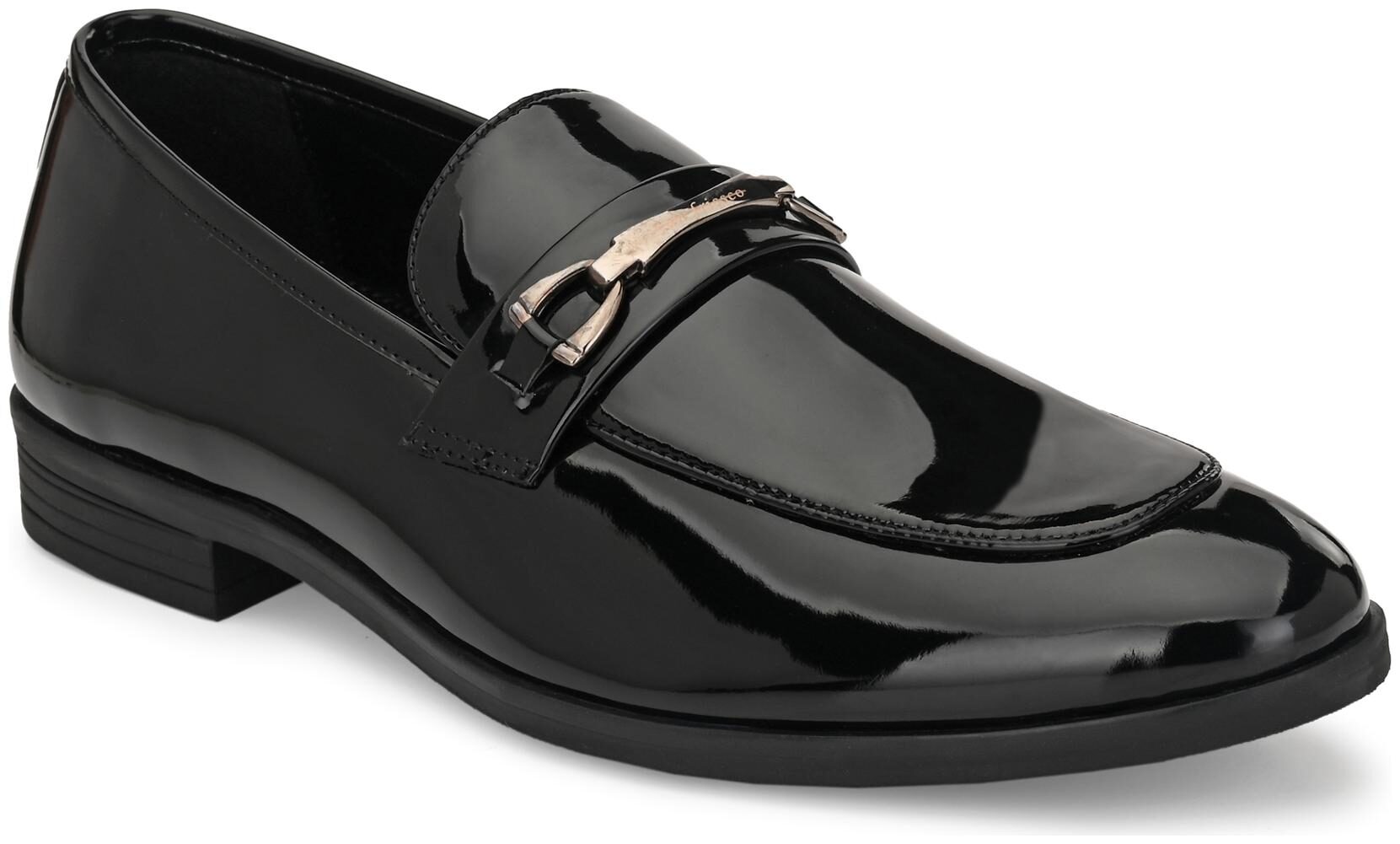 

San Frissco Men Black Slip-On Formal Shoes - EC 11724 BLACK