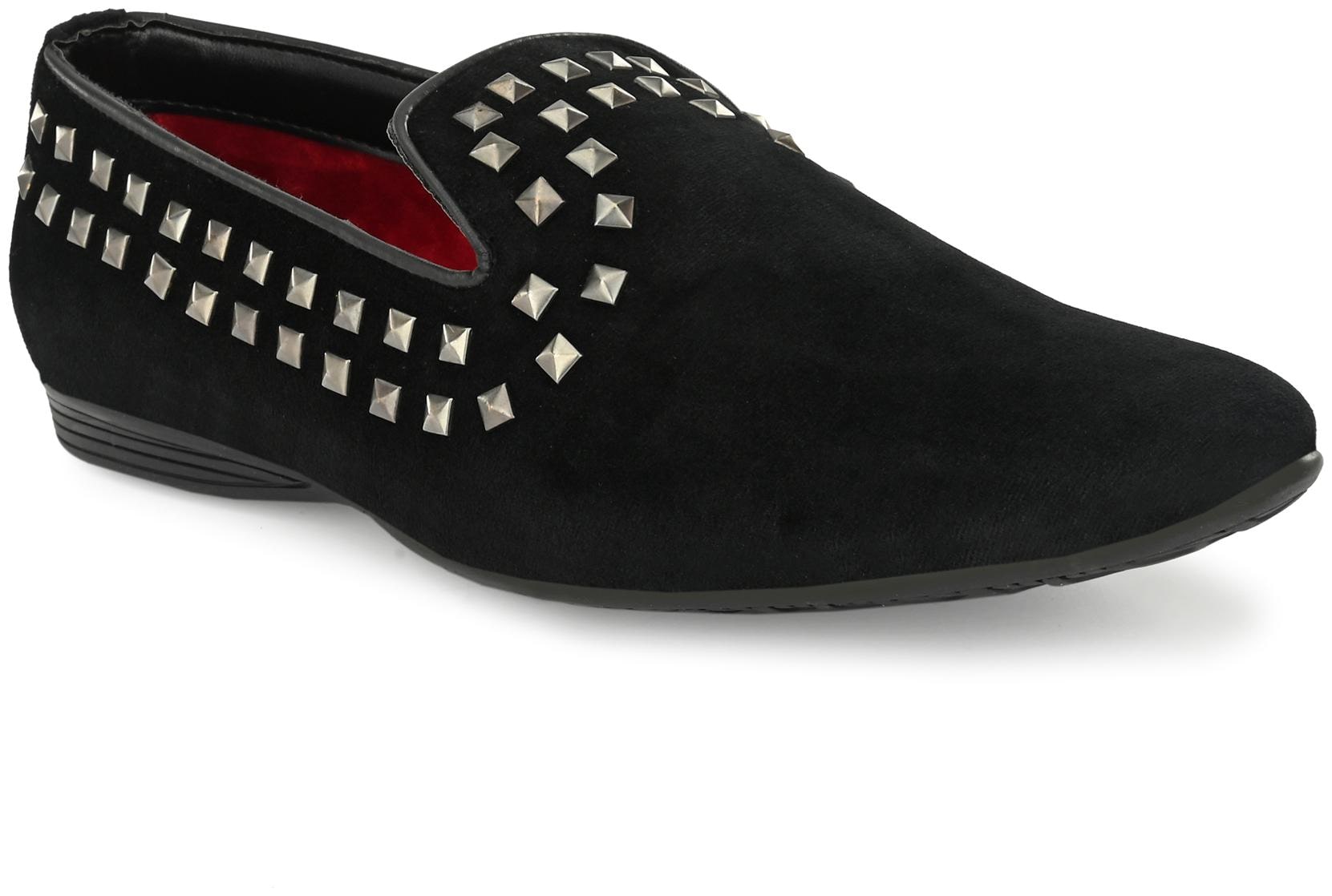 

San Frissco Men Black Loafers - EC 11227 VELVET BLACK