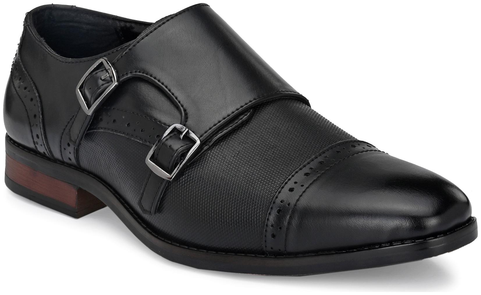 

San Frissco Men Brown Monk Shoes Formal Shoes - EC 10918 BROWN