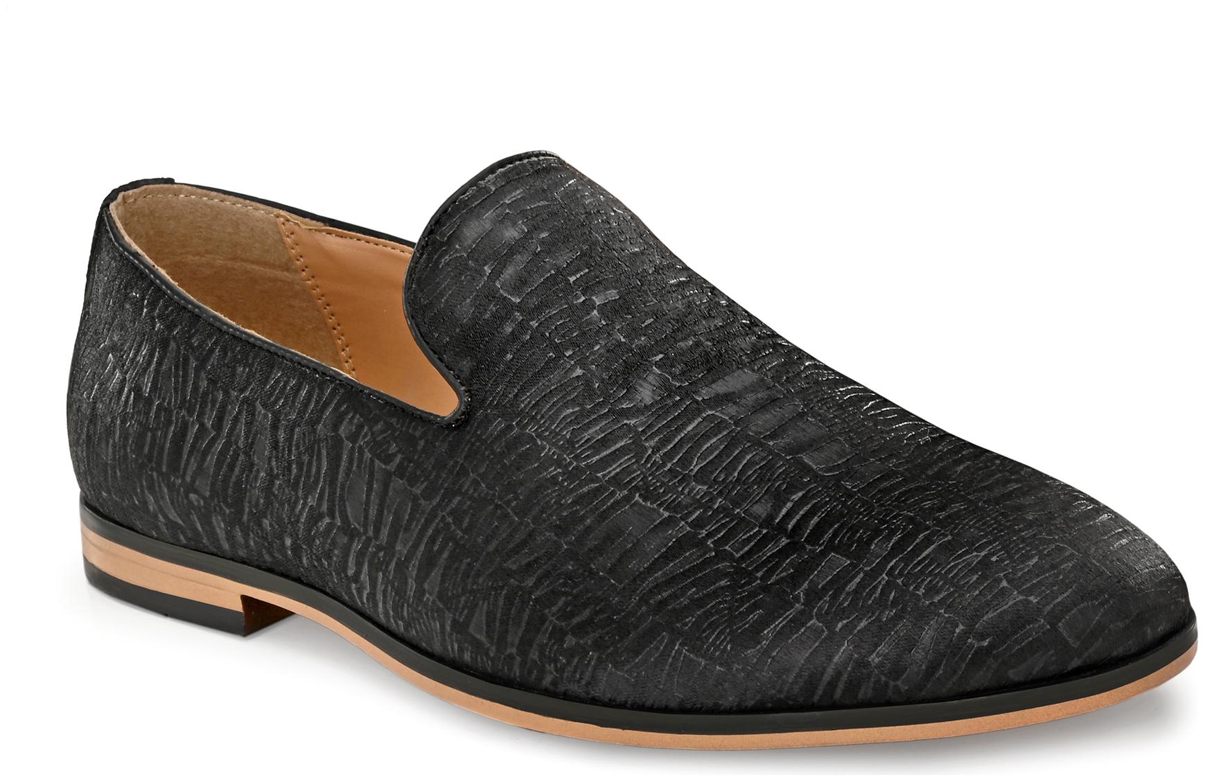 

San Frissco Men Black Loafers - EC 10177 BLACK