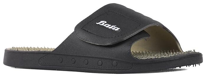 

Sandak Mens Black Sandals Floaters