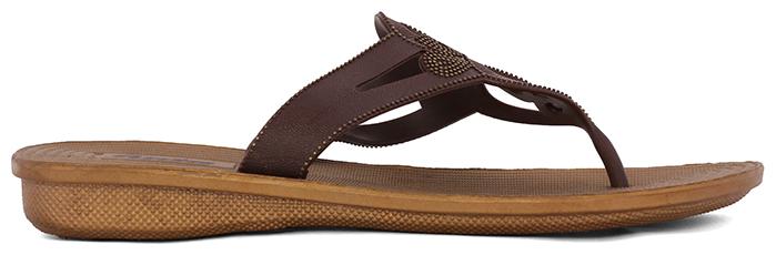 

SANDAK Women s Brown Flats Sandals-UK 5