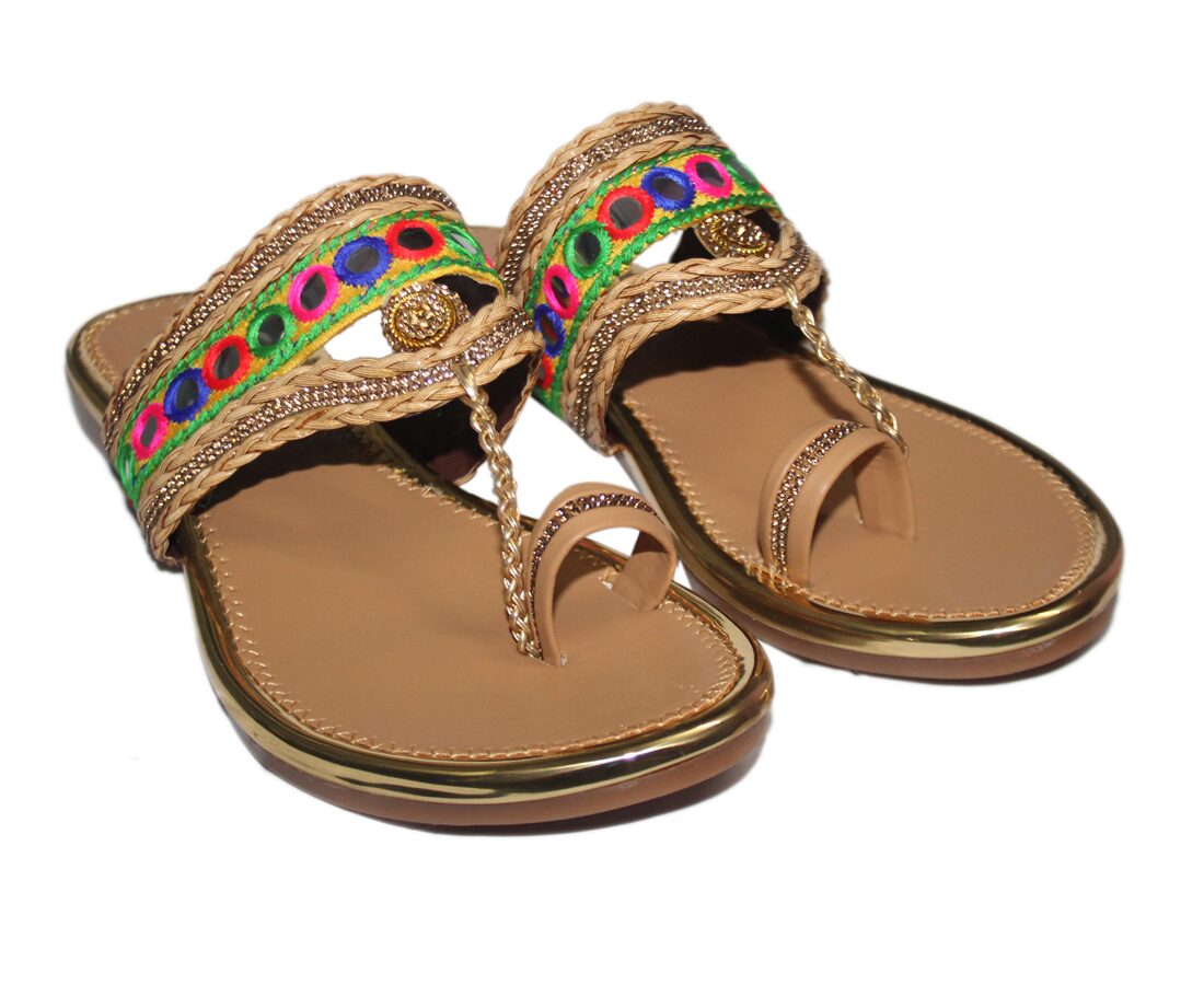 

SANDALET Women Multi-Color One Toe Flats