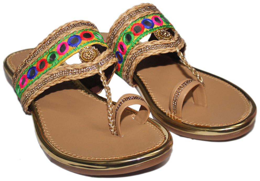 

SANDALET Women Multi-Color One Toe Flats