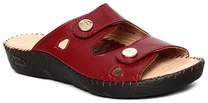 

SCHOLL Leather T-Strap Flats For Women
