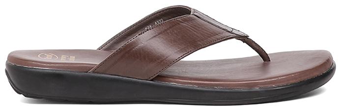 

SCHOLL Men s Brown Slippers Flip-flops-UK 10