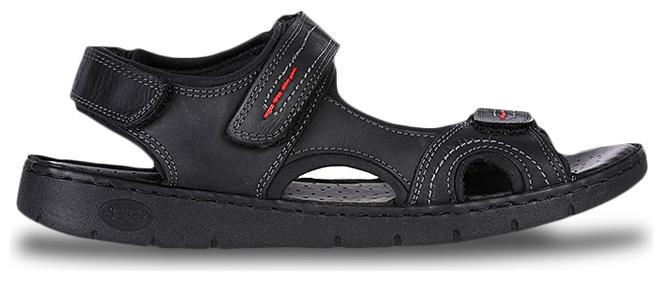 

SCHOLL Men s Black Sandals Floaters-UK 10