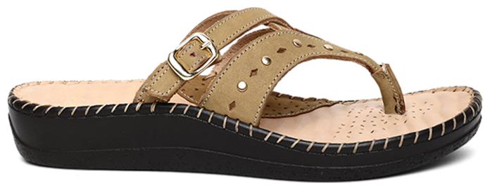 

SCHOLL Women s Tan Flats Sandals-UK 7