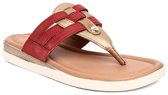 

Scholl Women Wine T-Strap Flats
