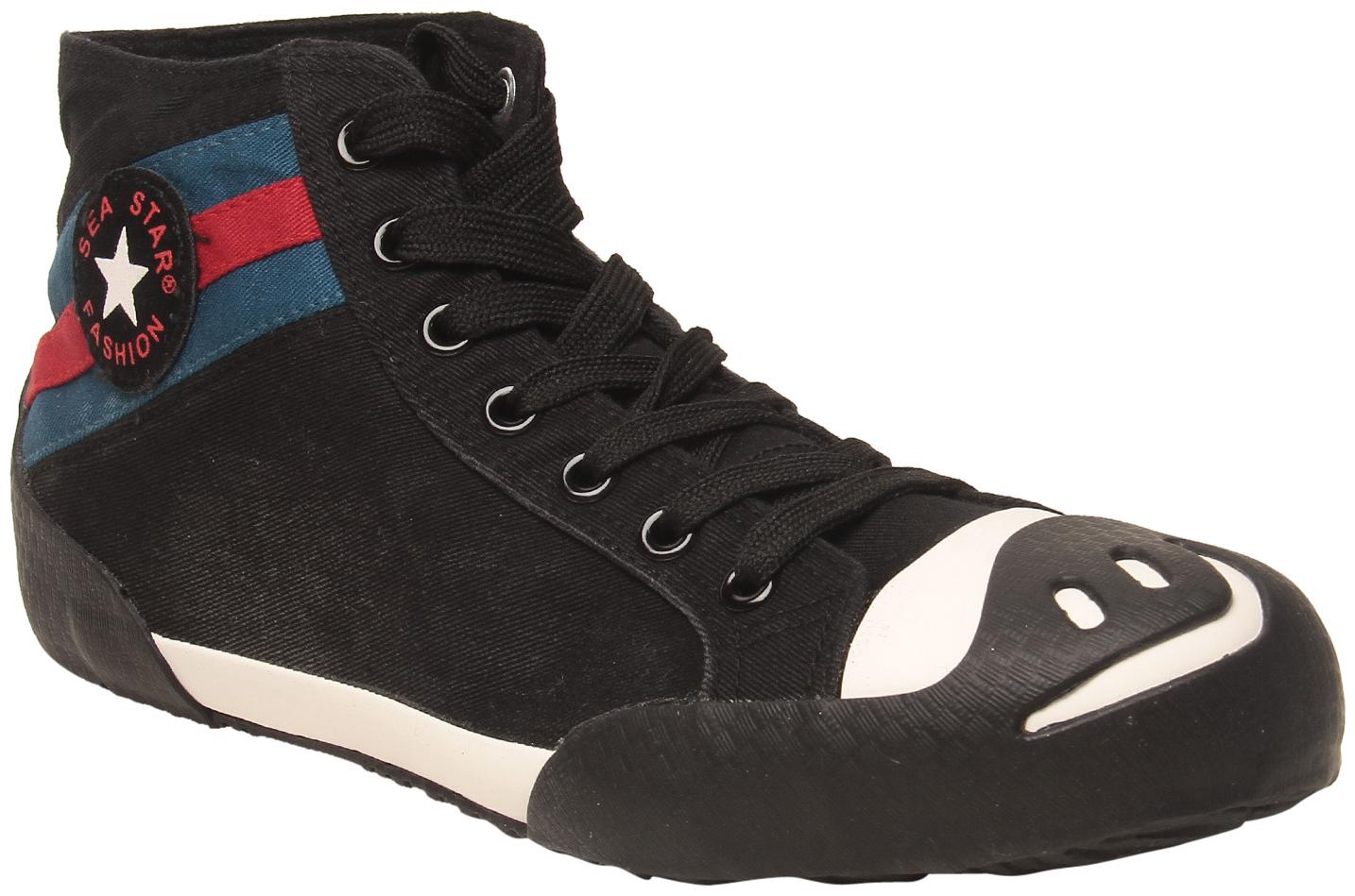 

Sea star Men Black Casual Shoes - 6021-1-BLACK - 6021-1