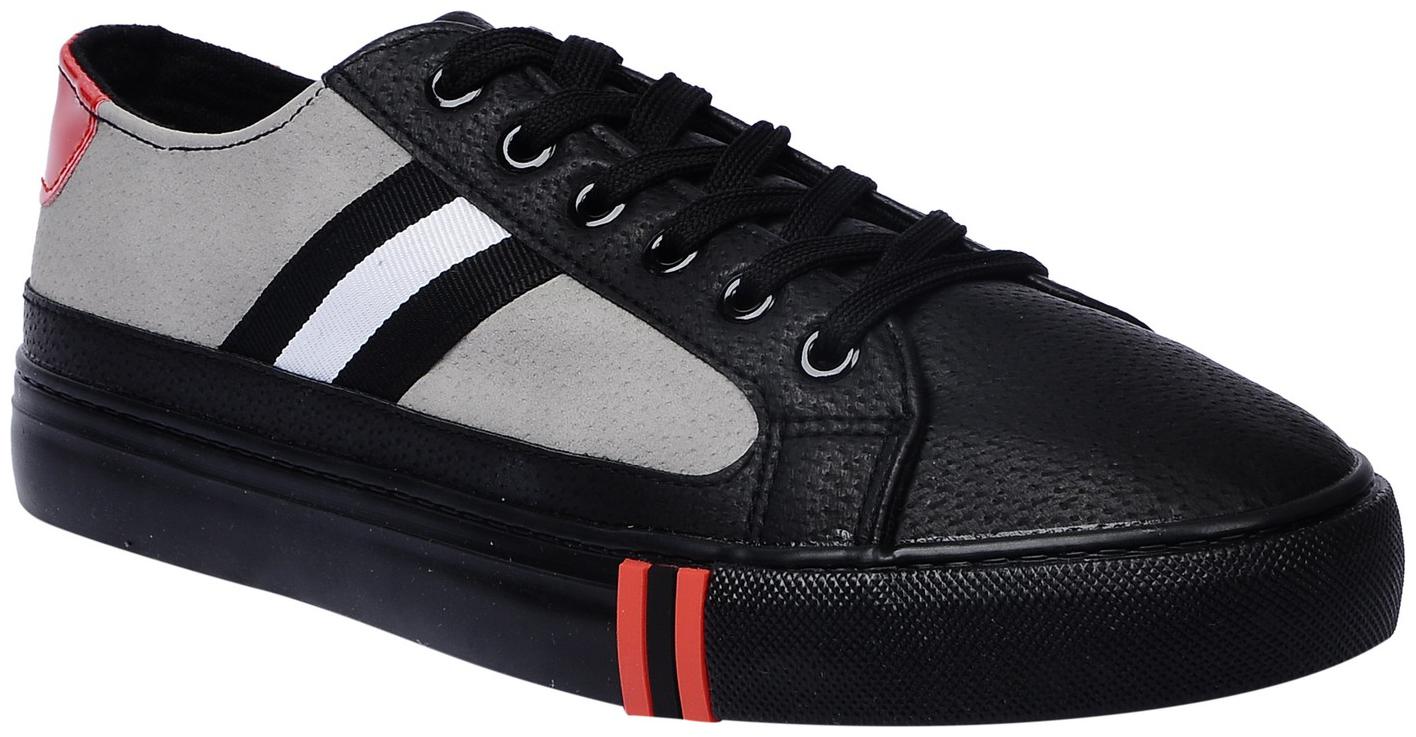 

Sea star Men Black Casual Shoes - 7328-1