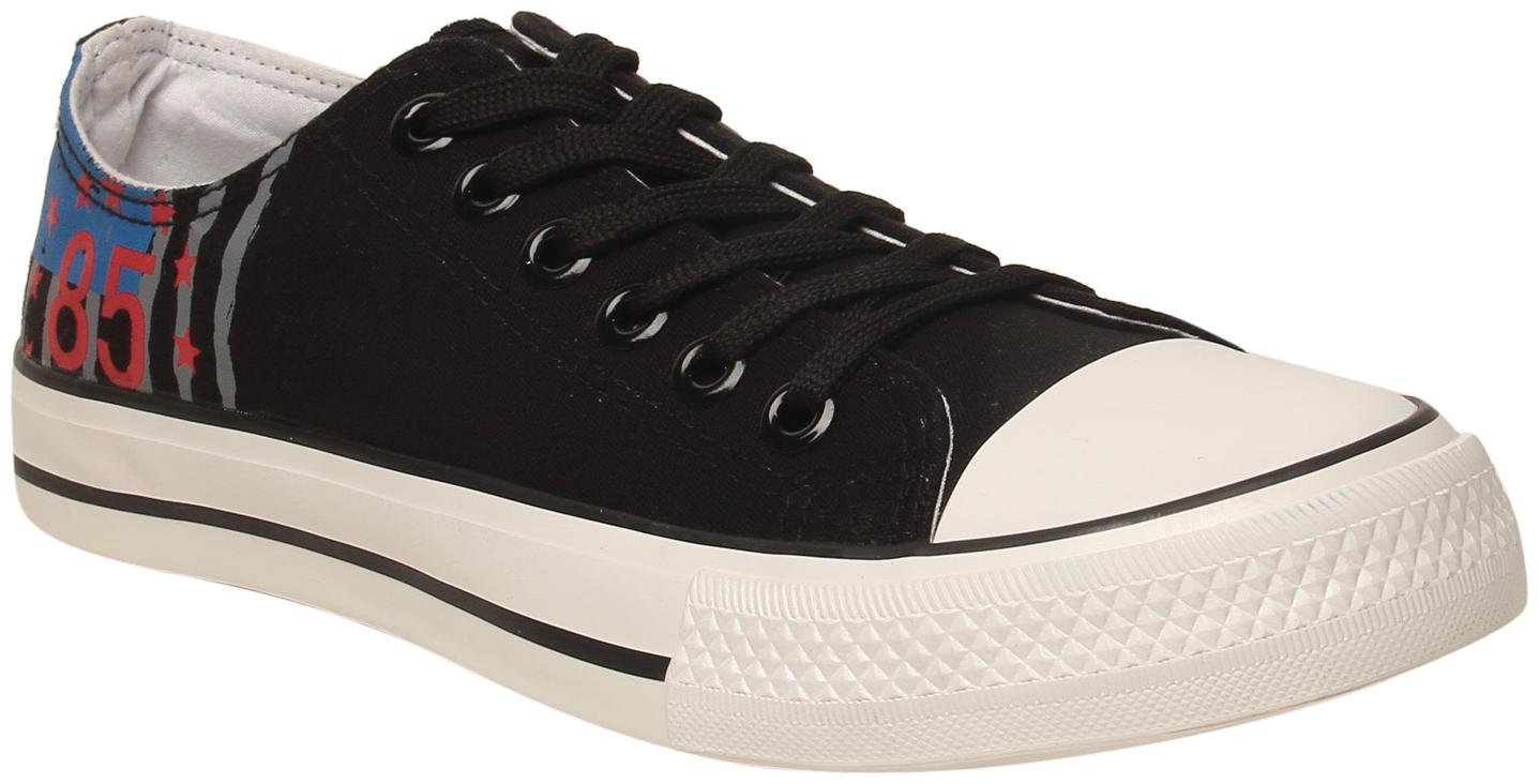 

Sea star Men Black Casual Shoes - 7373-1