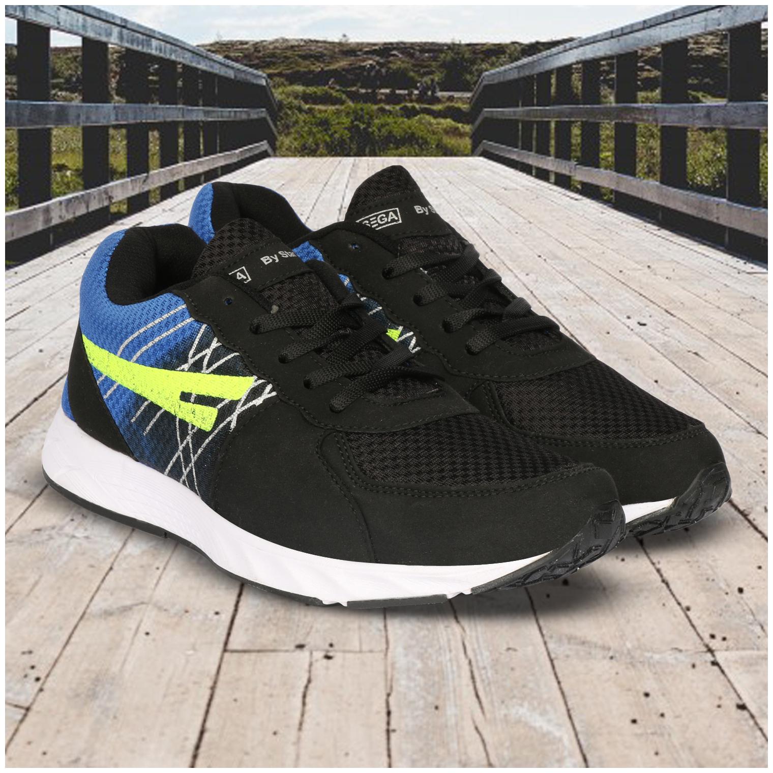 

Sega Men Sega-16 Running Shoes ( Black )