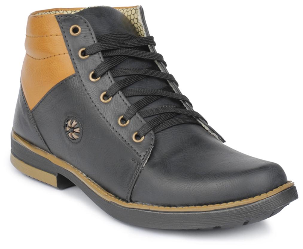 

Semana Men Blue Ankle Boots - HIGH ANKLE