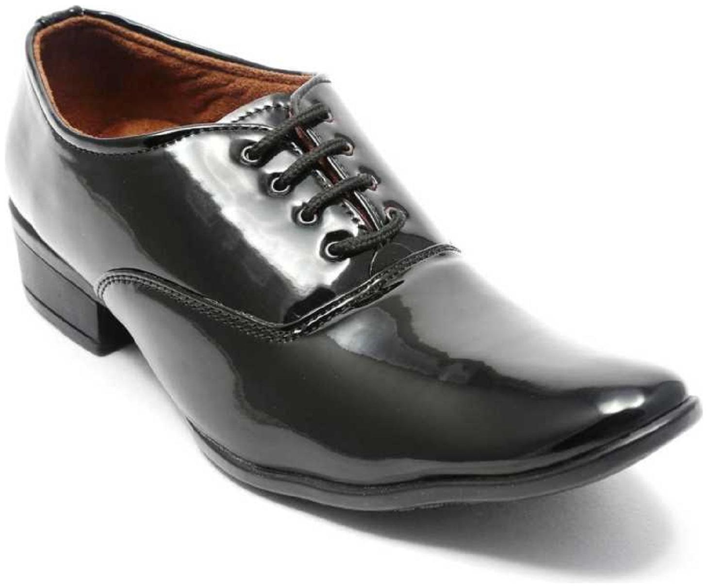 

Semana Men Black Formal Shoes