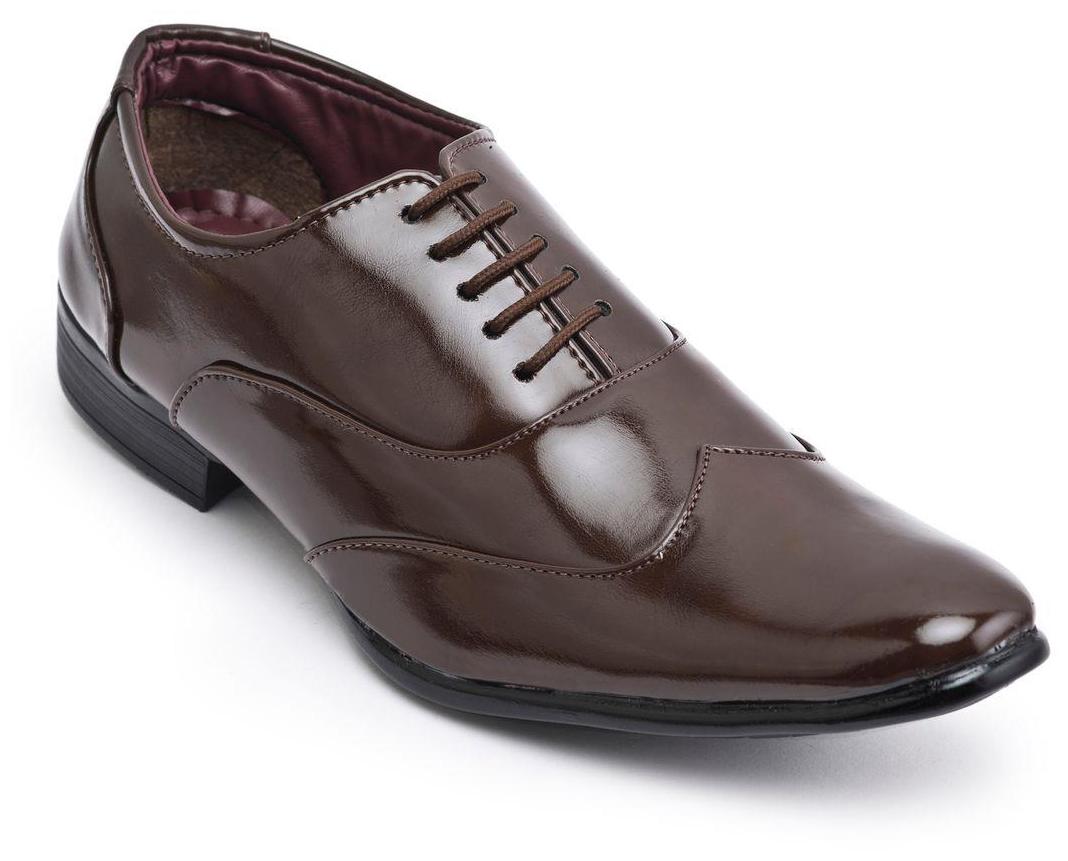 

Semana Men s Leather Oxford Shoe Brown
