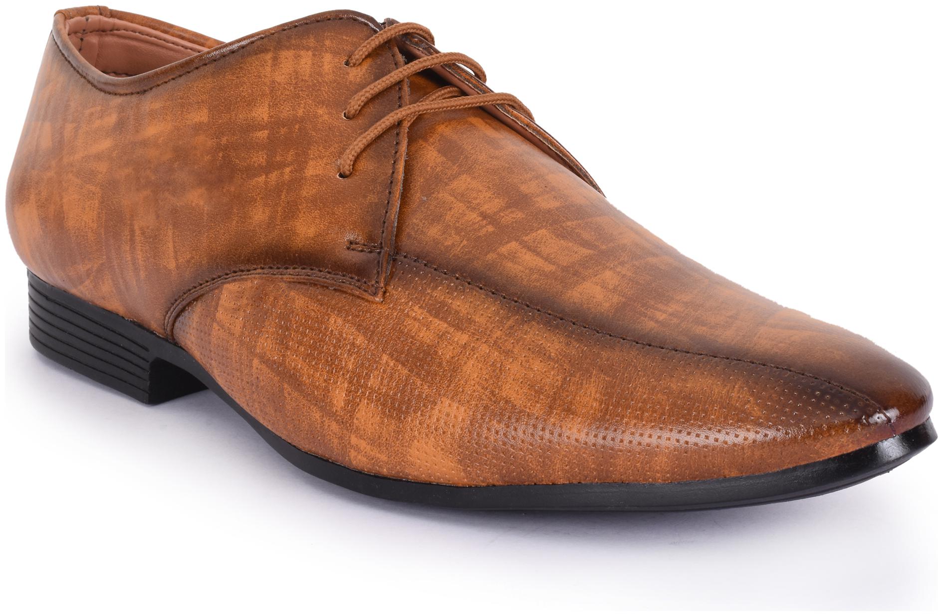 

Semana Men Tan Formal Shoes