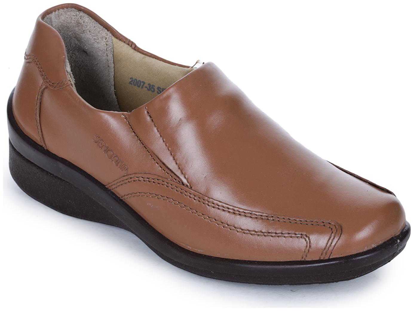 

Liberty Women Tan Slip-On Shoes