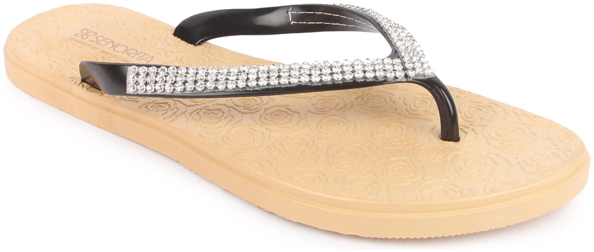 

Senorita by Liberty Women Black Flats Sandals